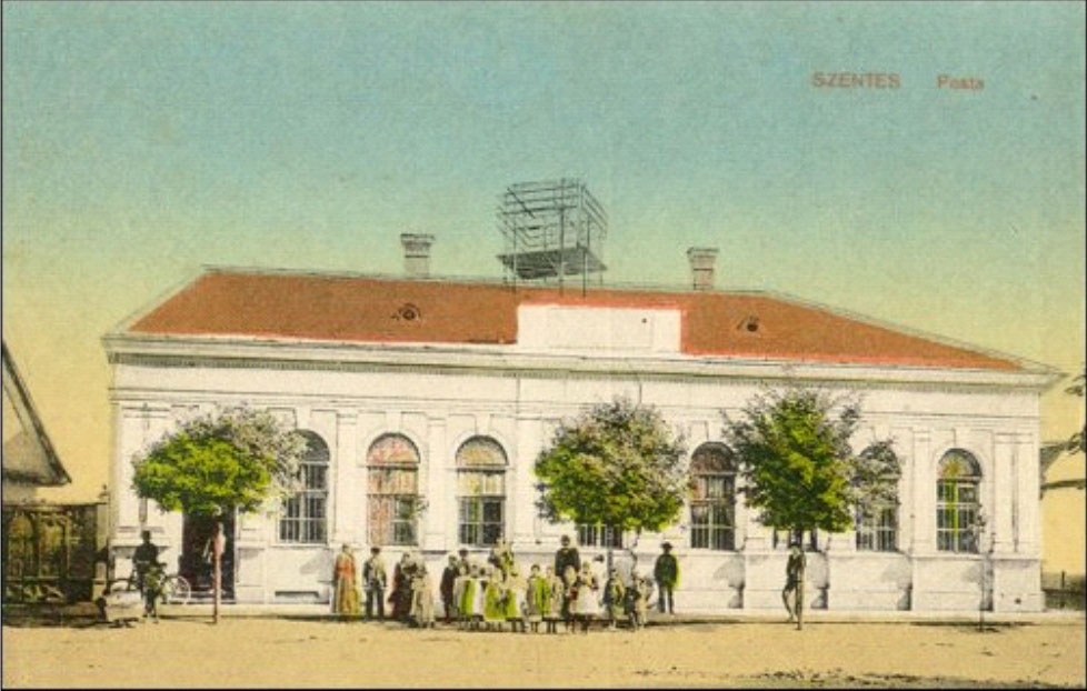 Szentes régi posta 1918-ban